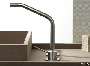 CORSIVO 11279 - Countertop stainless steel washbasin mixer _ MINA