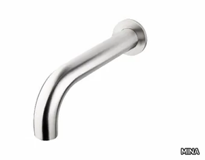 DIMENSIONE74 5740 - Wall-mounted stainless steel sink spout _ MINA