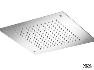 VELA 08402 - Ceiling mounted stainless steel rain shower _ MINA