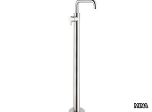 STIRIANA 6391T - Floor standing single handle stainless steel washbasin mixer _ MINA