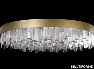 COSMOPOLITAN 1 - LED glass ceiling lamp _ MULTIFORME