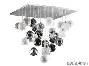 DESAFINADO 23 - Ceiling lamp in artistic Murano glass _ MULTIFORME