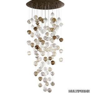 DESAFINADO 16 - Ceiling lamp in artistic Murano glass _ MULTIFORME