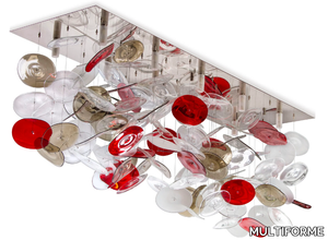 HYDISCUS - Handmade Murano glass pendant lamp _ MULTIFORME