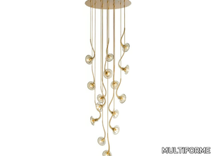 IKEBANA 15 - Blown glass pendant lamp _ MULTIFORME