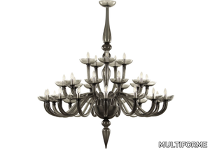 METROPOLE - Handmade Murano glass chandelier _ MULTIFORME