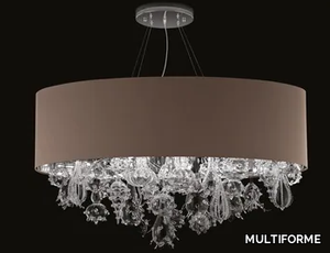 ABSOLUTE D'ACQUA - Handmade pendant lamp with crystals _ MULTIFORME