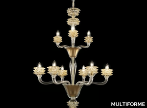 DIAMANTE - Handmade venetian crystal chandelier _ MULTIFORME