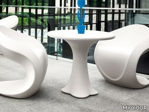 TEDDY - Round Poleasy® table _ MY YOUR