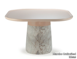 POPPY - Square Estremoz marble table _ Mambo Unlimited Ideas