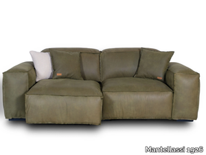 PLACIDO - 2 seater sectional leather sofa _ Mantellassi 1926