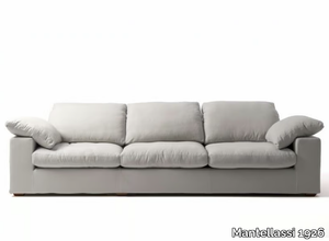 ITALO - Sectional 4 seater linen sofa _ Mantellassi 1926