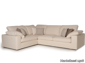 ITALO - Corner sectional linen and cotton sofa _ Mantellassi 1926