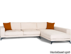 TESLA - Microfiber sofa with chaise longue _ Mantellassi 1926