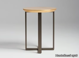 SCRICCIOLO - Metal and wooden high side table _ Mantellassi 1926