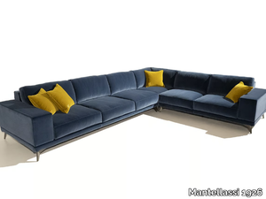 TESLA - Corner sectional velvet sofa _ Mantellassi 1926