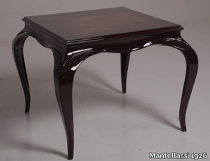 VANESIO - Square wooden high side table _ Mantellassi 1926