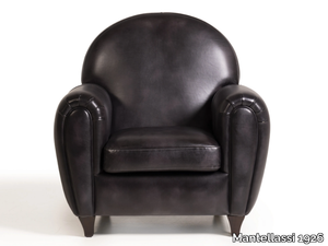 CLUB - Club leather armchair _ Mantellassi 1926