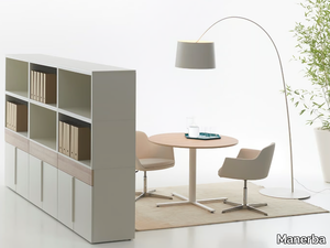 K-BOX - Modular office storage unit with hinged doors _ Manerba