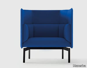 KOKORO - Fabric armchair high-back _ Manerba