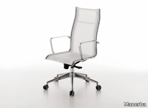 NET - Swivel mesh office chair with high back _ Manerba