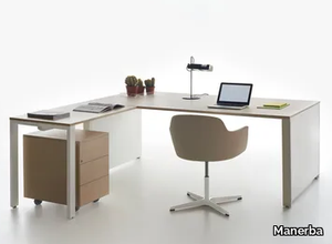 YOU-ECO - L-shaped sectional office desk _ Manerba