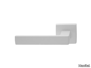 TECHNA - Zinc door handle on rose with lock _ Manital