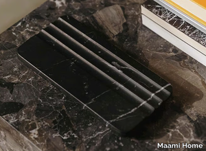 LITHOS MARQUINA - Nero Marquina marble pen holder _ Maami Home