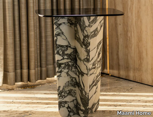 QUINA ARABESCATO - Square marble coffee table _ Maami Home