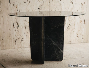 QUINA SPIDER GREY - Marble table _ Maami Home