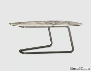 DIVA ARABESCATO - Low oval marble coffee table _ Maami Home