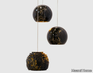 ESPHERA - Suspension lamp in Portoro marble _ Maami Home