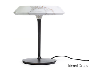 FIORE CALACATTA AGED - Marble table lamp _ Maami Home