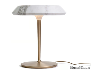 FIORE CALACATTA GOLD - Marble table lamp _ Maami Home