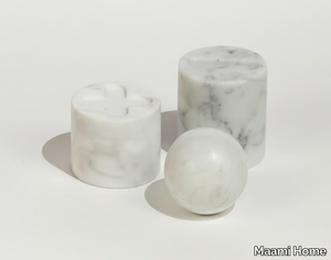 MATH CARRARA - Marble decorative object _ Maami Home