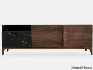 STORM WOOD WALNUT - Walnut sideboard with doors _ Maami Home