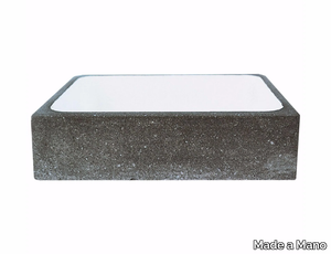 AQ1 - Rectangular stone washbasin _ Made a Mano