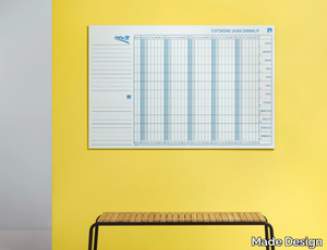 CHAMELEON PRINT - Magnetic wall-mounted metal office whiteboard _ Made Design