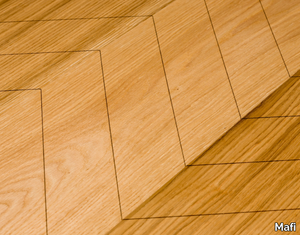 OAK CLEAR CARVING CHEVRON I - NATURAL - Oak flooring _ Mafi