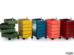 360° - ABS chest of drawers with casters _ Magis