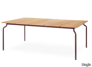 SOUTH - Rectangular teak table _ Magis