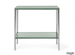 TAMBOUR - Rectangular aluminium high side table _ Magis