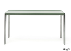 TAMBOUR - Rectangular aluminium coffee table _ Magis