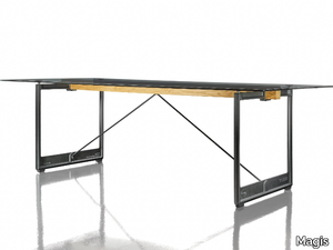 BRUT - Rectangular table _ Magis