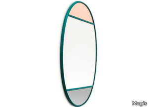 VITRAIL - Oval wall-mounted framed mirror _ Magis