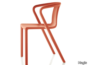 AIR-ARMCHAIR - Stackable polypropylene chair with armrests _ Magis