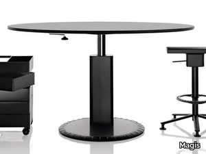 360° - Round height-adjustable table _ Magis