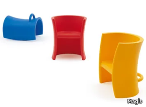 TRIOLI - Polyethylene kids chair / rocking horse _ Magis