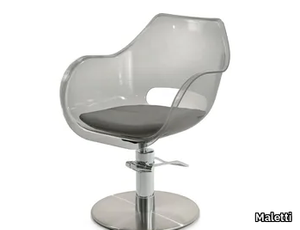 PLEXI FUMÈ - Hairdresser chair _ Maletti