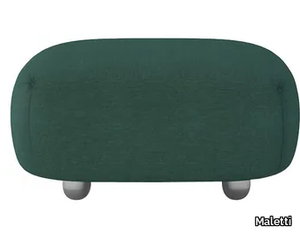 OUVERTURE - Upholstered fabric pouf _ Maletti